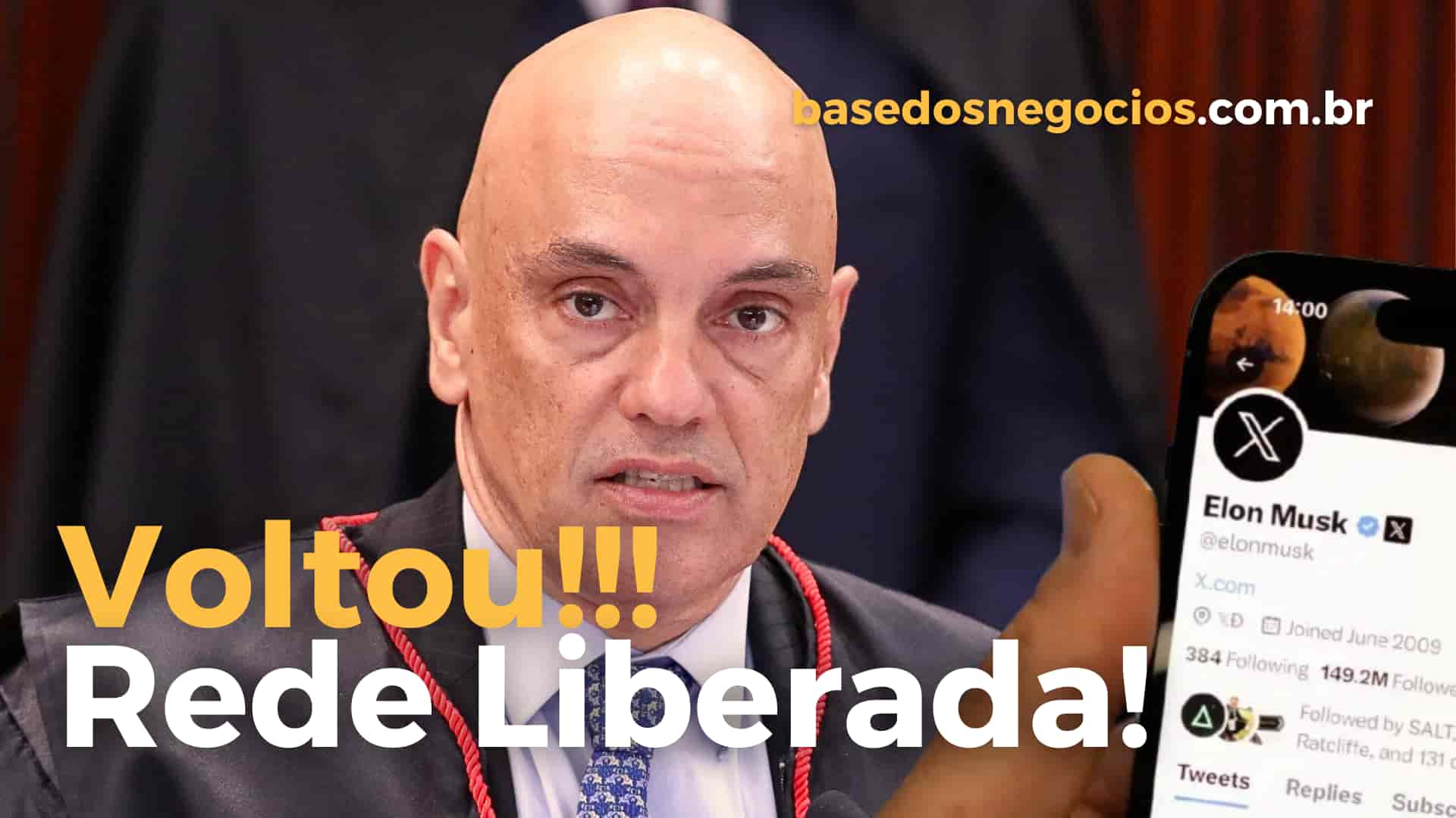 Alexandre de Moraes autoriza retorno do X (Twitter) ao Brasil; entenda os detalhes basedosnegocios.com.br